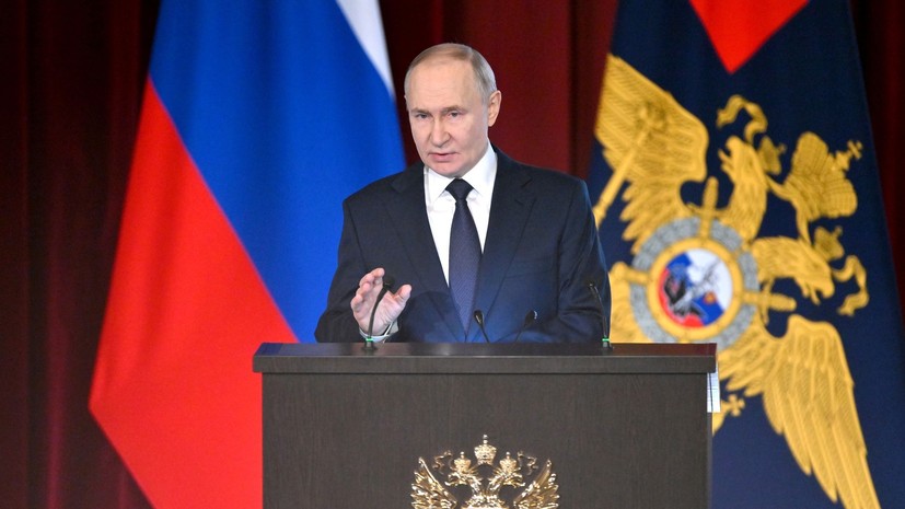 Путин: вооружённый конфликт навязали России