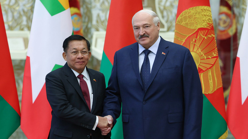 Премьер Мьянмы наградил Лукашенко орденом Союза Мьянмы I степени