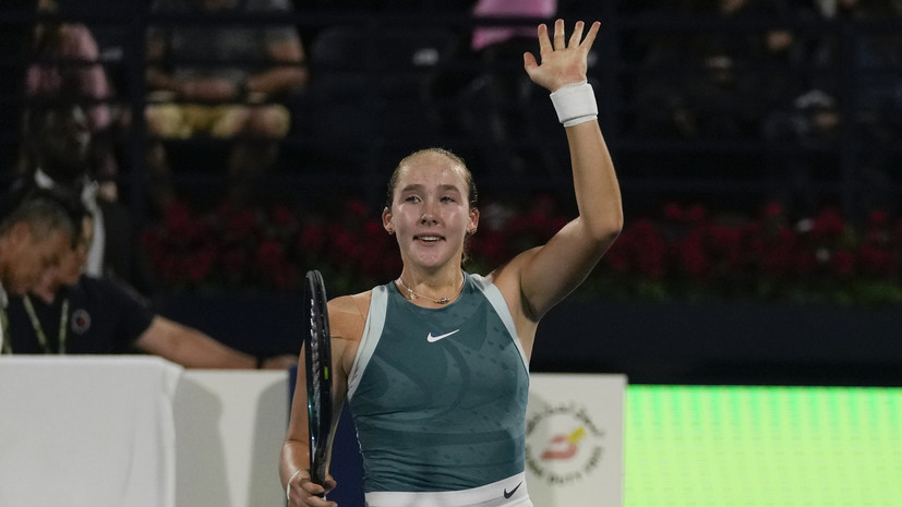 Андреева разгромила Таусон и вышла в четвёртый круг турнира WTA в Индиан-Уэллсе