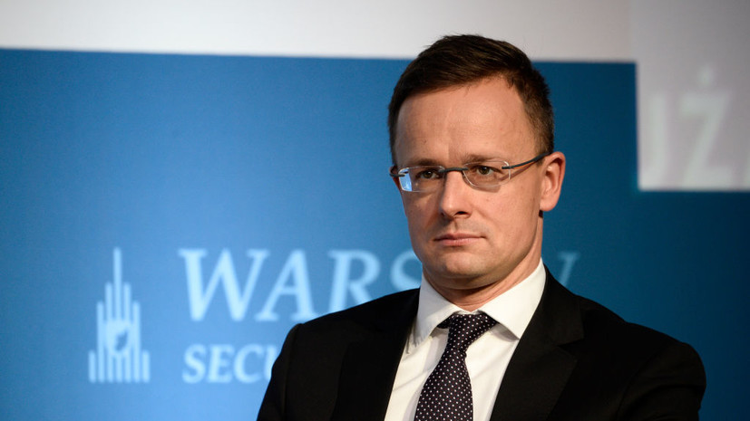 Сийярто: атака ВСУ расценивается как нападение на суверенитет Венгрии