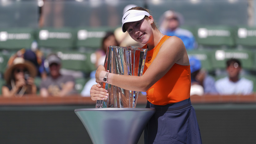 Мирра Андреева рассказала, как отпразднует победу на турнире WTA 1000 в Индиан‑Уэллсе