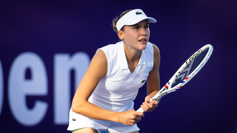 Эрика Андреева в трёх сетах проиграла Чирико на старте турнира WTA в Чарльстоне