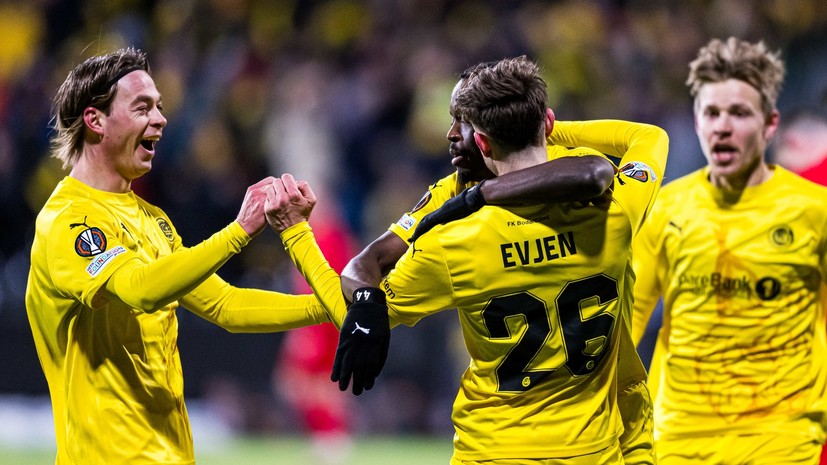 «Будё-Глимт» с Хайкиным победил «Лацио» в первом матче 1/4 финала Лиги Европы