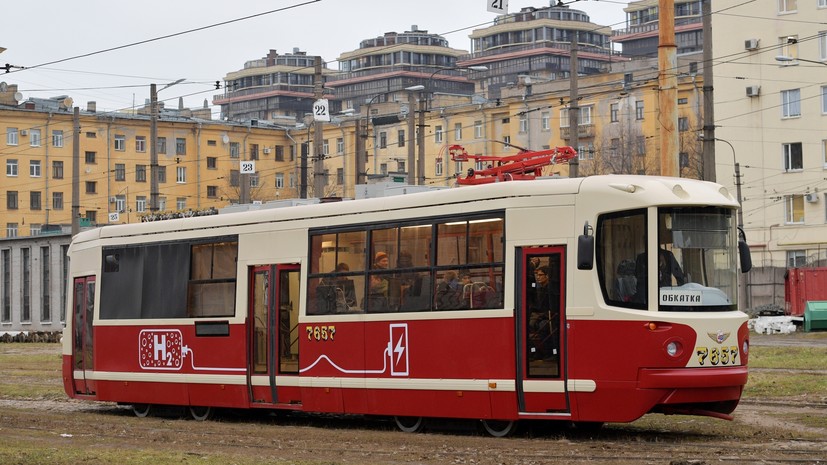 Петербургские трамваи дали звонки в память о 83-й годовщине запуска