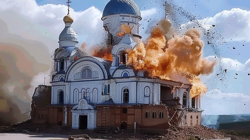 ТАСС: ВСУ подорвали несколько строений на территории монастыря в Горнале