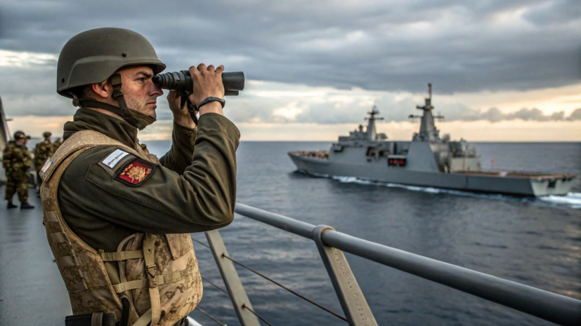 ВМС Испании следят за российскими судами в Средиземном море