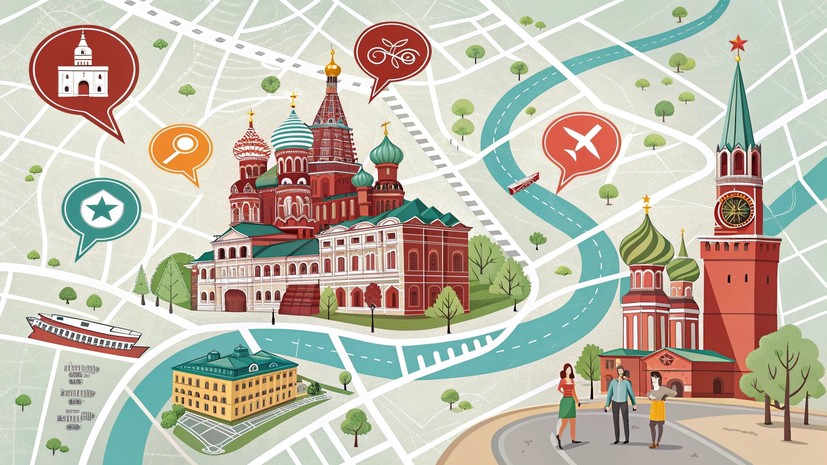 На RT Arabic появилась интерактивная карта Москвы для арабоязычных туристов