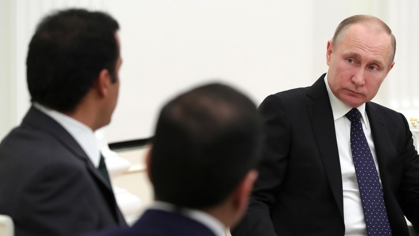 Путин назвал Катар одним из ключевых партнёров «Роснефти»