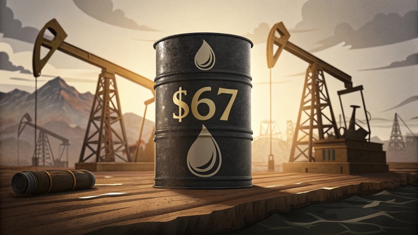 Цена нефти марки Brent превысила $67 за баррель