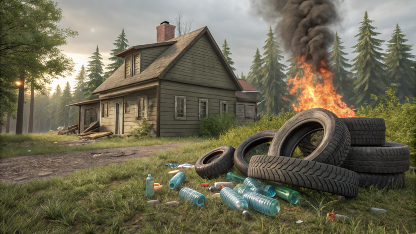 Эколог Белова: на даче нельзя жечь шины и все виды пластика