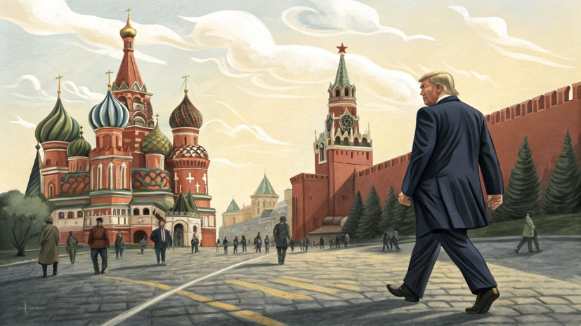 В Кремле заявили, что речь о приезде Трампа 9 мая в Москву не идёт