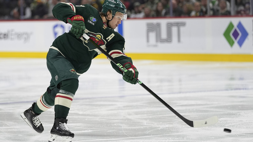 Капризов признан первой звездой матча плей-офф НХЛ «Вегас» — «Миннесота»