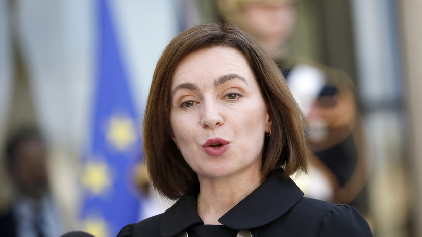 Майя Санду призвала активнее вооружать Украину