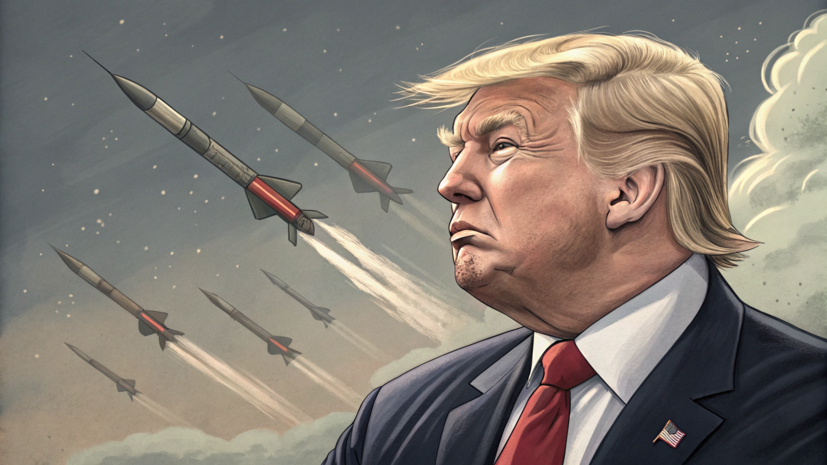 Трамп заявил, что недоволен массированным ударом ВС России по ВПК Украины