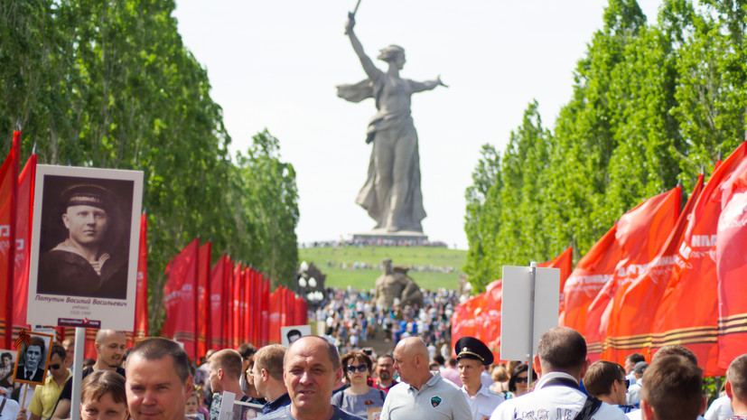 В Волгограде начали подготовку к световому шоу к 9 Мая
