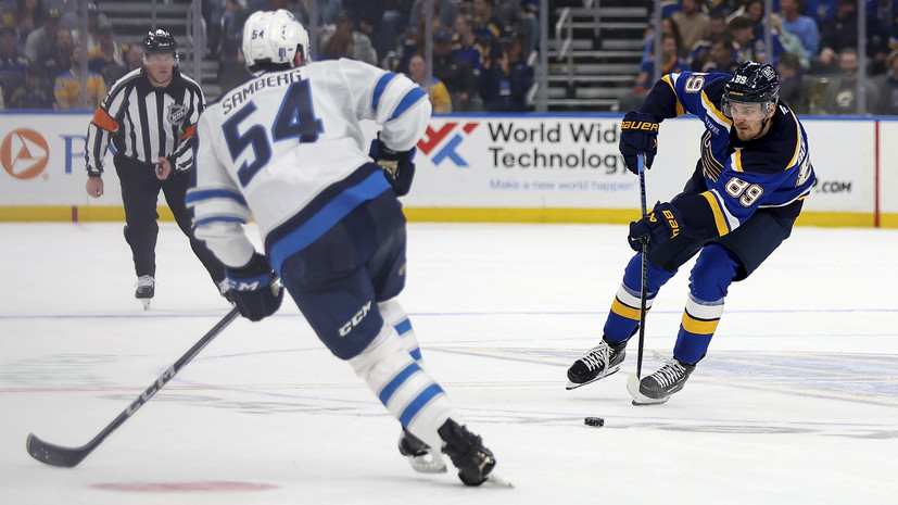 Хет-трик и ассист Бучневича помогли «Сент-Луису» разгромить «Виннипег»