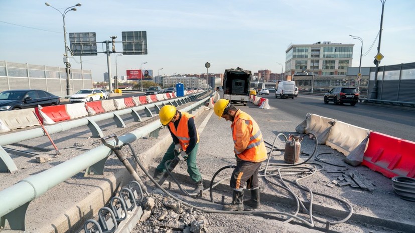 В Москве на пяти мостах заменят деформационные швы в этом году
