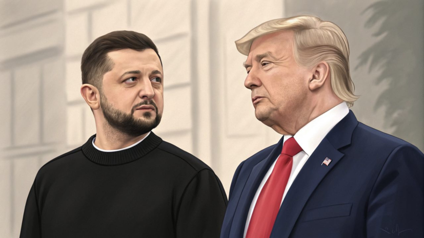 Sky News: Трамп и Зеленский договорились провести переговоры после службы