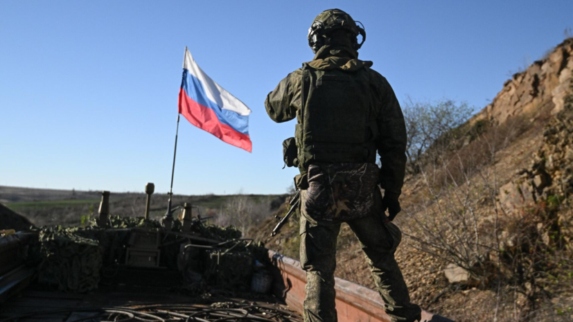 Российский флаг поднят в Горнале в Курской области