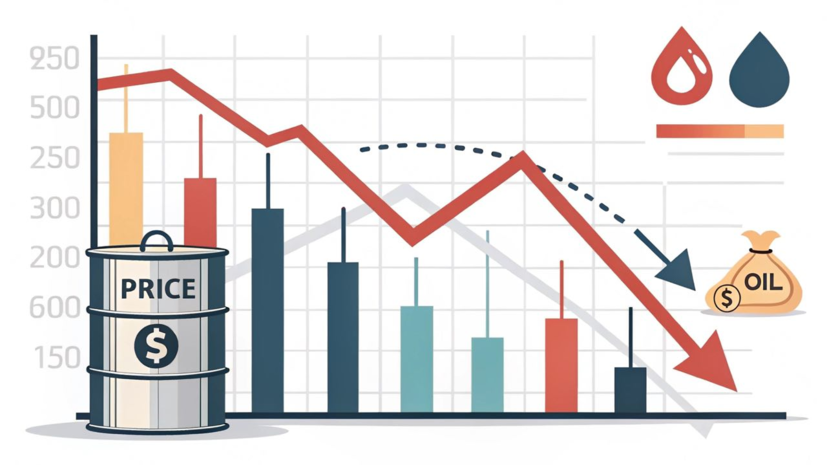 Цена на нефть Brent опустилась ниже $65 за баррель