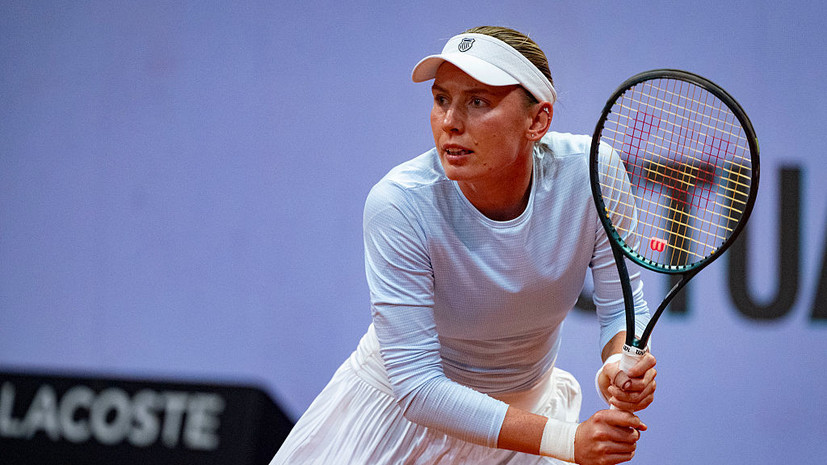 Александрова не смогла выйти в 1/4 финала турнира WTA в Мадриде