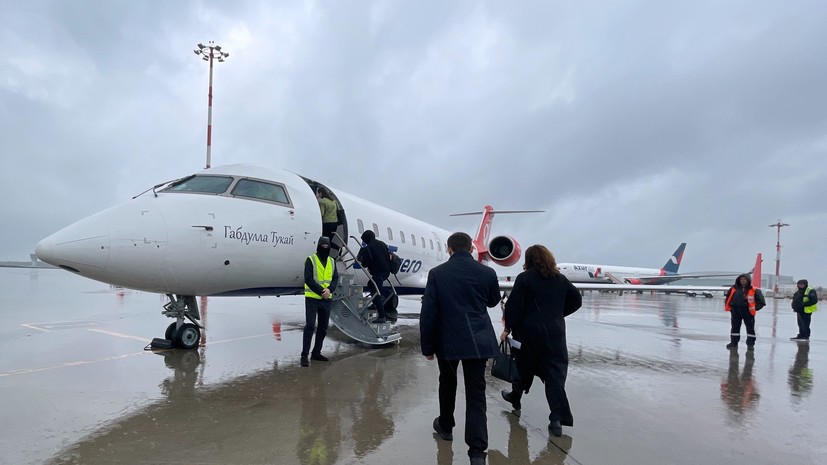 Первый за 30 лет рейс Москва — Сухум вылетел из Внуково