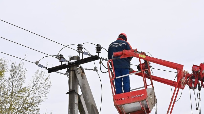 Воробьёв: электричество в Подмосковье вернут до конца дня