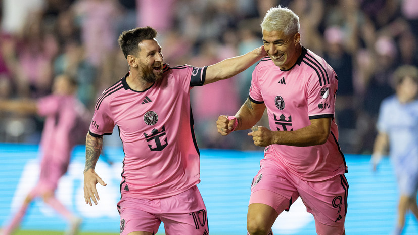 Голы Месси и Суареса помогли «Интер Майами» разгромить «Нью-Йорк Ред Буллз»