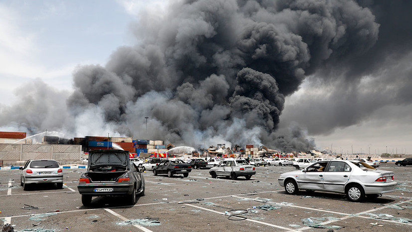 SNN: в Иране задержали двух человек в связи со взрывом в порту Бендер-Аббас