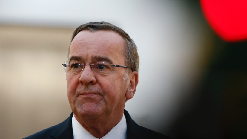 N-TV: Писториус останется министром обороны ФРГ в новом правительстве