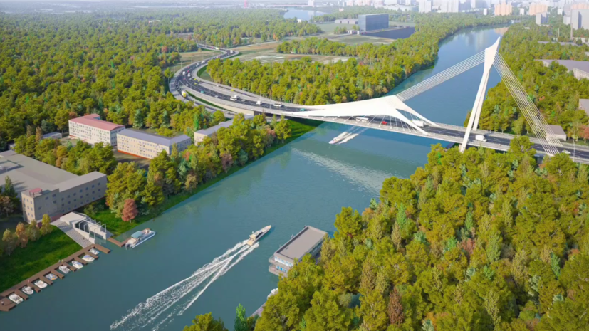 На западе Москвы построят мост-парус