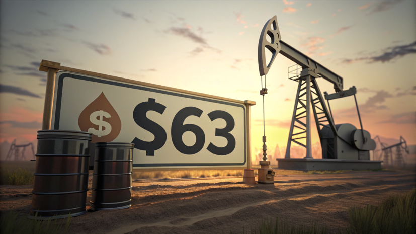 Цена нефти марки Brent поднялась выше $63 за баррель