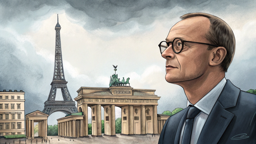 Мерц: Берлин и Париж намерены лучше координировать усилия по поддержке Украины