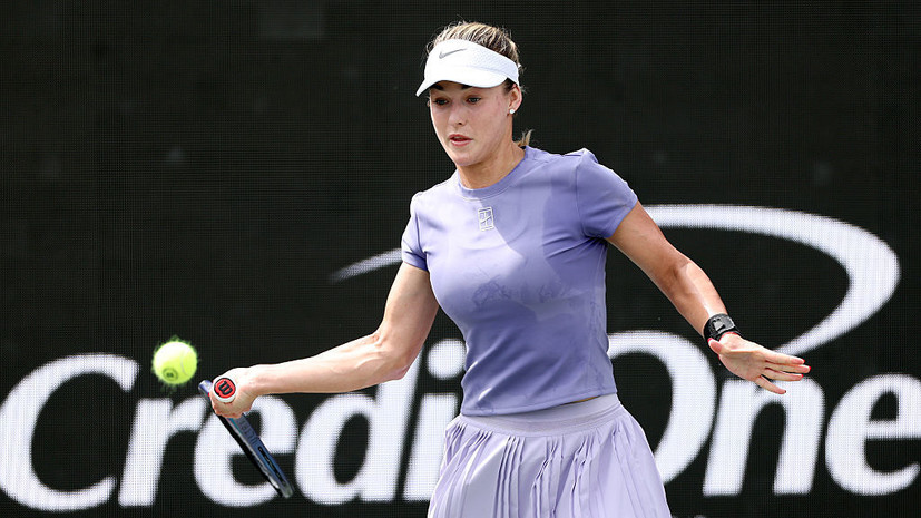 Калинская проиграла Стирнс во втором круге турнира WTA в Риме