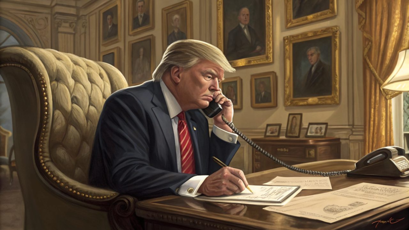 Трамп анонсировал телефонный разговор с Зеленским