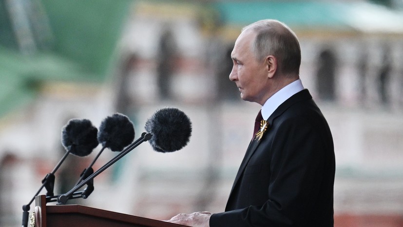 Путин: День Победы является главным праздником для народа России