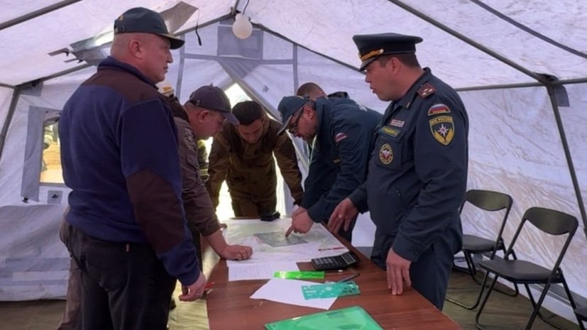 Пожар площадью 1 тысяча га зафиксирован в сельском поселении Смоленское