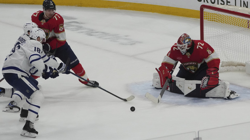 Шатаут Бобровского помог «Флориде» обыграть «Торонто» и сравнять счёт в серии