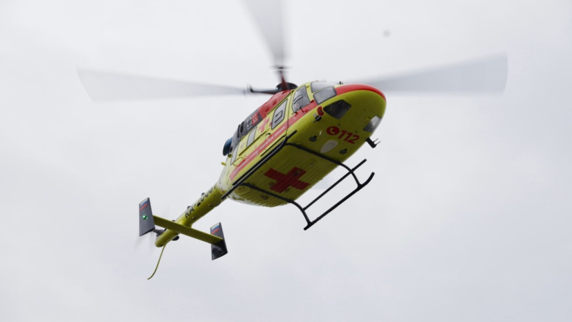 Подмосковная санавиация транспортировала пациента из одной больницы в другую