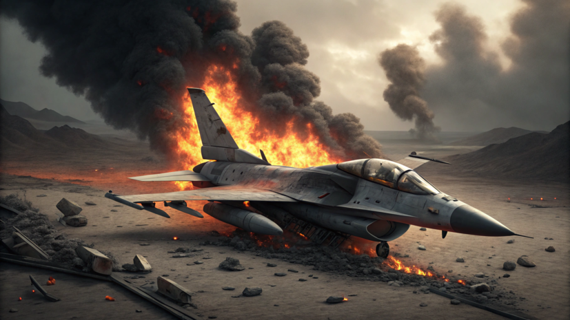 Украина потеряла очередной истребитель F-16