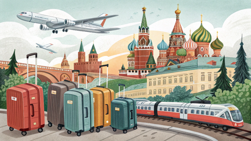 В России число поездок по стране увеличилось на 40% в майские праздники