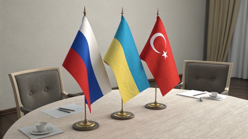 Глава МИД Турции выступил перед началом переговоров России и Украины