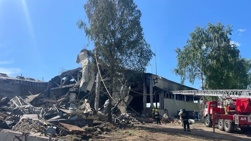 В Башкирии ликвидировали последствия взрыва на предприятии