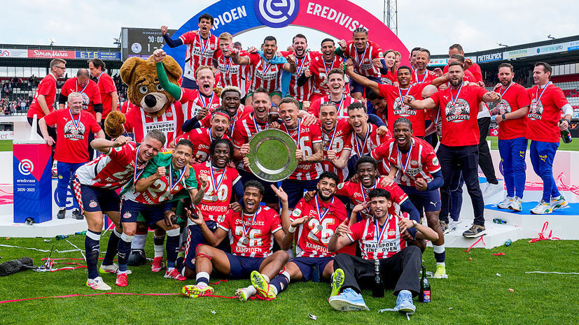 ПСВ обыграл «Спарту» и в 26-й раз в истории стал чемпионом Нидерландов