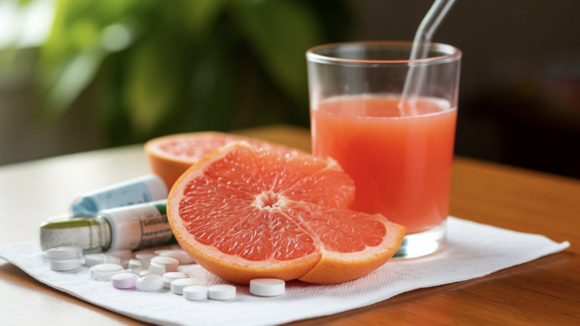 Врач Кашух посоветовала не запивать лекарства грейпфрутовым соком