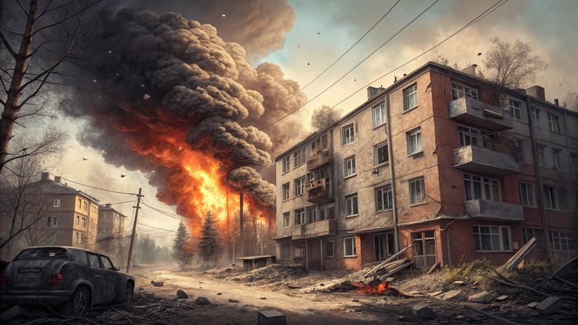 Mash: мощный взрыв произошёл в жилом доме в Ставрополе