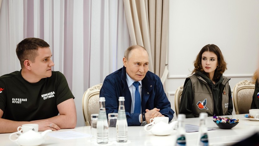Путин поблагодарил волонтёров в Курской области за их работу