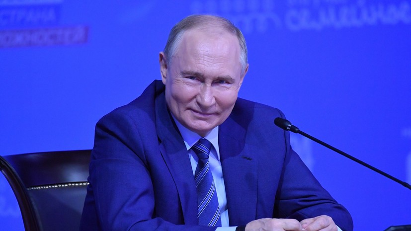Путин ответил шуткой на слова о возможном присоединении Сум к России