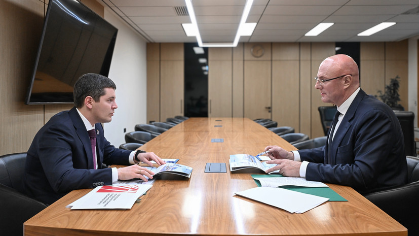 Чернышенко на встрече с главой Ямала Артюховым обсудил развитие региона