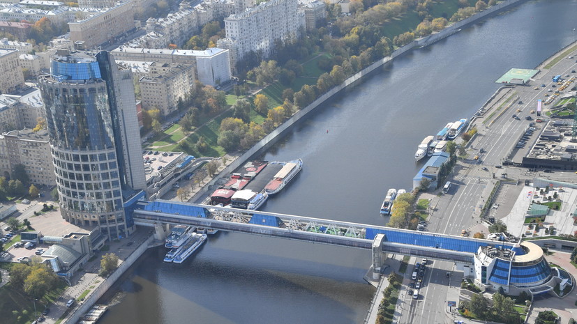 В районе «Москва-Сити» начали сносить вестибюль моста «Багратион»